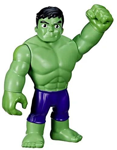 Hasbro - Marvel - Spidey y su superequipo - Figura Gigante de Hulk de 22,5 cm - Juguete Preescolar de superhéroe - A Partir de 3 años