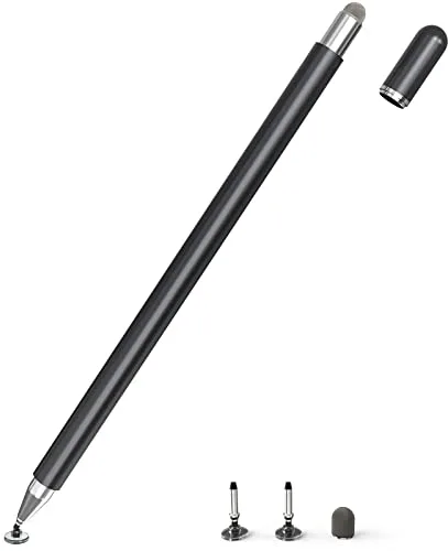 Lapiz para Tablet, 2 en 1 Pencil iPad Universal Apple Pencil para Todos Tablets Movil Smartphones, Apple iPhone, iPad, Samsung, Surface, Huawei, Xiaomi, Android, iOS etc.