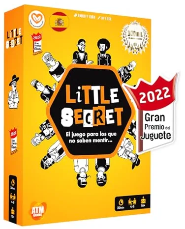 Little Secret - Juego del Impostor y Misterio - Ganador del Gran Premio del Juego 2022 - para Amigos y Familia - Regalo Original