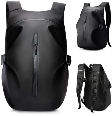 HYC00 Mochilas de Motocicleta para Hombres, Mochila Impermeable para Casco, Accesorios de Motocicleta, Bolsas para Laptop, Mochilas de Viaje, Bolsas Escolares para Estudiantes