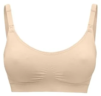 Medela Sujetador de Maternidad y Lactancia Keep Cool Ultra, sin Costuras, con 6 Zonas de transpiración, Tela Suave al Tacto, para un Soporte cómodo, en Negro