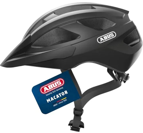 ABUS Casco de ciclismo de carretera Macator - casco de ciclismo deportivo para principiantes - también para usuarios con coleta - para hombres y mujeres