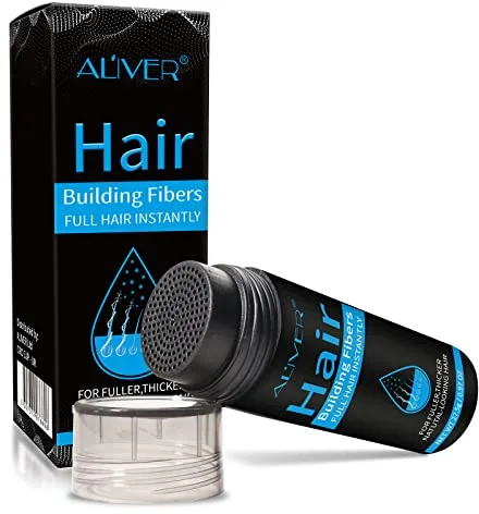 Fibras Capilares Castaño Oscuro 27.5g Fibra Cabello Para Pérdida de Cabello Hair Building Polvos pelo Hombre y mujere (marron oscuro)