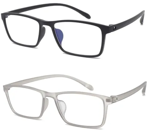 Mcoorn Gafas de Presbicia Ligeras Antirreflejo Filtro Anti Luz Azul, Gafas De Lectura Anchas con Flexibles para Mujer Hombre, Dioptría +1.25