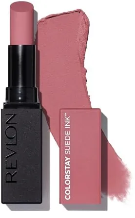 REVLON ColorStay Suede Ink, Barra de Labios Mate de Larga Duración con Fórmula No-Transfer, Enriquecido con Vitamina E, Hasta 8H de Cobertura Total, Tono 008 That Girl 2,55g