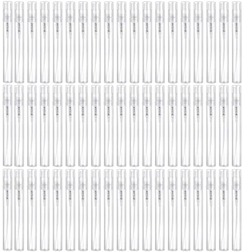 SENENQU Set 120pz - ​​Mini Frascos Perfumes​​ de Vidrio 5ml Decants Perfumes Atomizadores Transparentes​​ Mini Botellas de Perfume para Aceites Esenciales Perfume Alcohol