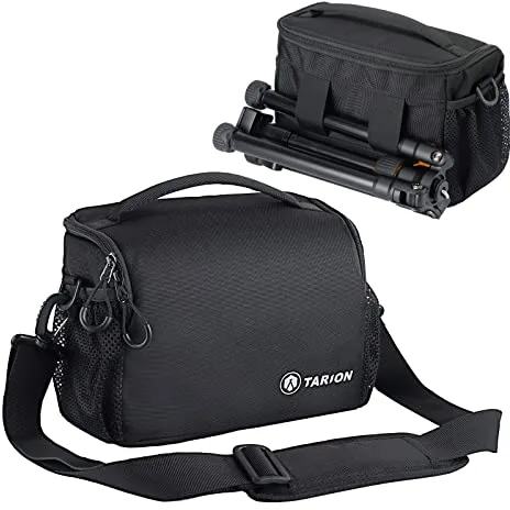 TARION TSB-S Camera Bag Case DSLR Messenger Bag Small Camera Bag DSLR Shoulder Bag Camera Satchel Bag Gadget Bag Crossbody Sling Bag Estuche para SLR Cámaras compactas sin Espejo Fotografía callejera