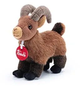 Trudi Trudino Cabra montès Deluxe Peluche Park Collection Peluche. Animales del Bosque | 9x16x15cm Medida XS | Colección Parque Stelvio | Modelo 55470