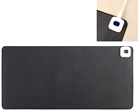 LANMOU Alfombrilla de Ratón con Calefacción, Alfombrilla de Ratón Gaming Grandes Invierno con 6 Niveles de Temperatura, Alfombrilla Escritorio Calefacción XXL, para el Hogar, Oficina (52 x 26cm)