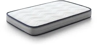 KUO Baby - Colchón de Cuna Baloo | Colchón de Espuma y Viscoelástica | Reversible, Higiénico y Transpirable | Minicunas de 80 x 50 cm