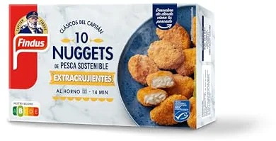 Capitán Findus Nuggets MSC de Pesca Sostenible, Rebozado Extracrujiente, 245g