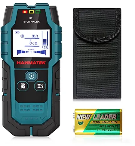 Detector, Sensor Electrónico 4 en 1, Escáner de Pared, Detector de Tubería Metálica con Pantalla LCD para Detectar Madera, Metal, Cables en la Pared y Magnéticos o No Magnéticos