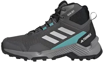adidas Mujer Eastrail 2.0 Mid RAIN.RDY Hiking Waterproof Shoes, Grey Five / Dash Grey / Core Black, 39 1/3 EU