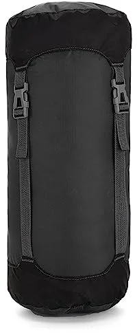 TRIWONDER Saco de Compresión con Cordón 8L/15L/25L/35L Bolsa de Almacenamiento para Saco de Dormir Impermeable y Ultraligero para Camping Senderismo Mochilero Viajes (Negro - S(8L))