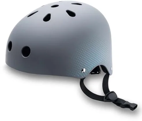 Cecotec Casco Urbano para Bicicletas y Patinetes Eléctricos Talla S-M BrainGuard Urban Grey S-M (56-58 cm). Color Gris, Homologado para cumplir con la Máxima Seguridad