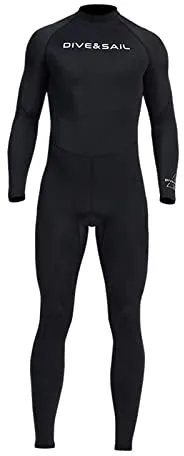 LOVIVER Traje de Neopreno Súper Elástico para Hombres Y Mujeres, Traje de Buceo de Una Pieza de Cuerpo Completo con Cremallera en La Espalda, para Esnórquel, XL