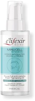 Elifexir Aceite Minucell Intensive. Potente Anticelulítico. Reduce la Celulitis más Resistente en 8 semanas. Mejora la Microcirculación, Drena y Reafirma. 100% de Origen Natural. 100 ml