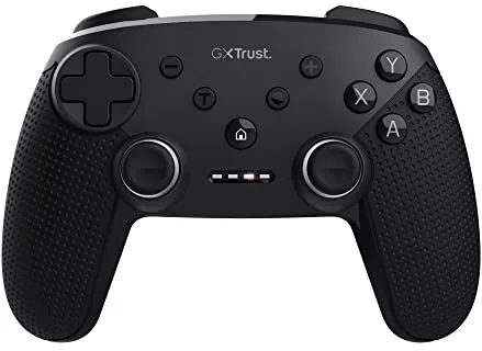 Trust Gaming GXT 542 Muta Mando Nintendo Switch & PC Inalámbrico Bluetooth / 2.4GHz / USB, 75% Material Reciclado, Batería Recargable, Controlador Gamepad para Android, Consola, Windows 10/11