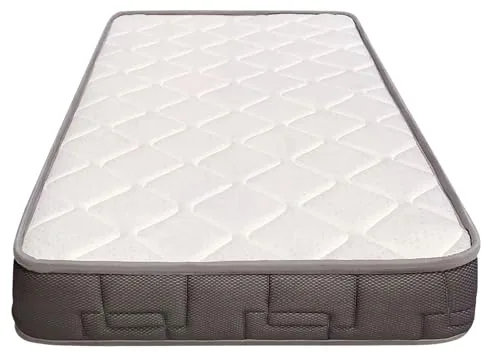 Colchón Minicuna bebé 80x50 cm HR Morfeo, Espuma HR de firmeza Media-Firme, Color Blanco, Certificado Oeko-Tex® y CertiPUR CoolDreams