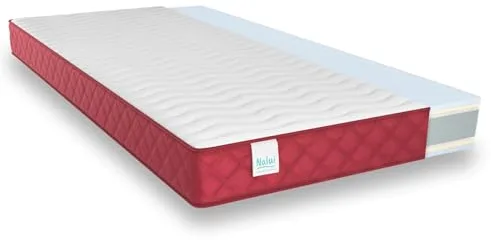 NALUI - Colchón Viscoelástico Reversible 90x200cm Gredos con Altura ±15cm. Tejido Strech y Tejido 3D Transpirable | Especial para Cama Nido | Firmeza Medio-Alta | Adaptable | Hecho en España