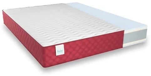 NALUI - Colchón Viscoelástico Reversible Gredos 67x180cm con Sistema VISCONFORT, Tejido Strech y Tejido 3D Transpirable. Altura: ±21cm | Firmeza Medio-Alta | Adaptable | Fabricado en España
