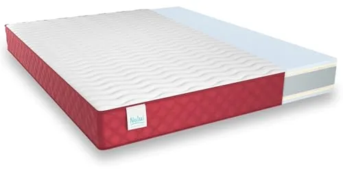 NALUI - Colchón Viscoelástico Reversible Gredos 120x190cm con Sistema VISCONFORT, Tejido Strech y Tejido 3D Transpirable. Altura: ±21cm | Firmeza Medio-Alta | Adaptable | Fabricado en España