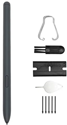 Annadue Lápiz Capacitivo S Pen de Repuesto con 5 Puntas para Tab S6 Lite 10.4 SM-P610, SM-P615, Tablet Stylus. (Negro)