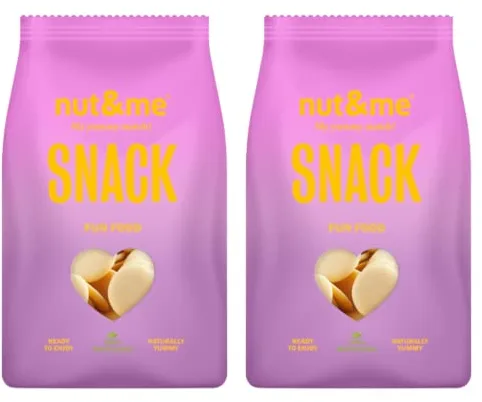 Gotas de chocolate blanco KETO 500 gr nut&me | Vegetariano | Sin gluten | Sin azúcares añadidos | Sin OGM | Pack 2 x 250 gr