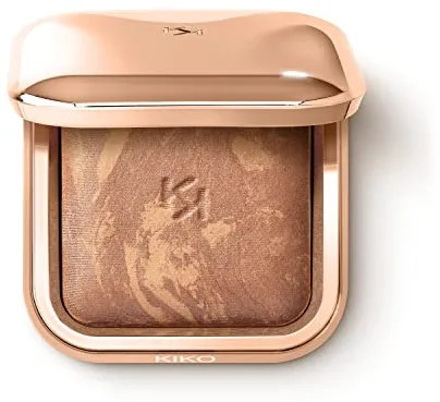 KIKO Milano Silky Glow Baked Bronzer 02 | Polvos Bronceadores Cocidos De Textura Sedosa