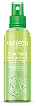 Weleda - Skin Food Aceite Seco Nutritivo, con Ingredientes 100% Naturales, Hidrata e Ilumina por 24 Horas, Ultraligero, para Cuerpo y Rostro, Apto para Pieles Normales y Secas - 100 ml