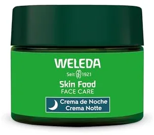 Weleda - Skin Food Crema Nutritiva de Noche, Nutre, Calma y Regenera la Piel, Rápida Absorción, con Extractos Botánicos de Pensamiento, Caléndula y Manzanilla Orgánica, Apto para Pieles Secas - 40 ml