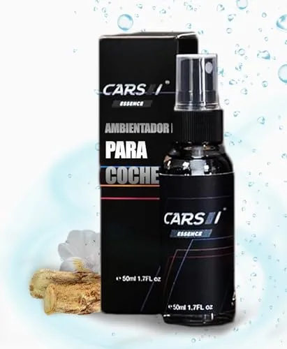CARS ESSENCE Ambientador para Coche 50ml | Perfume para Vehículos | Tu Coche con Olor Fresco y Duradero | Neutraliza y Elimina los olores