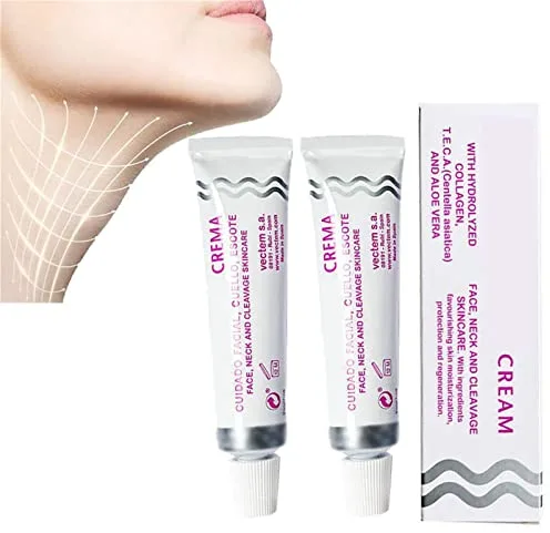 Crema de Cuello de Colágeno Hidrolizado Spain NECKPON, Crema Reafirmante para el Cuello, Crema de Cuello de Cisne Blanco que Blanquea, Crema de Cuello de Belleza que Levanta y Rejuvenece la Piel
