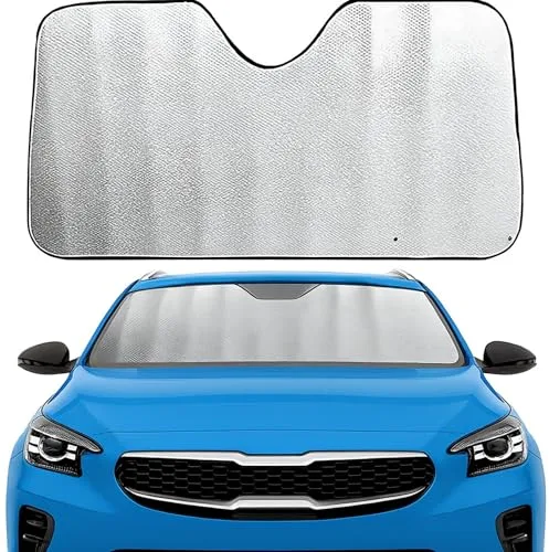AUTOZOCO Parasol para Parabrisas Delantero Plegable, Protector Solar para Parabrisas Delantero, Parasol para automóvil, Universal, Medidas 170 x 80 cm