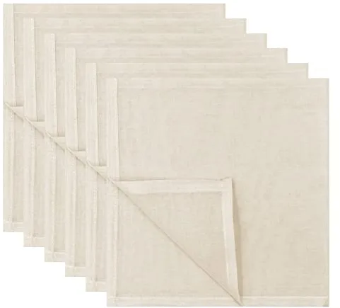 Fousenuk 6 piezas Telas Filtrantes, Colador de Tela 50 x 50 cm, Filtro de Leche para Cocinar, Tela para Hacer Queso Reutilizable, Bolsa/Paño para Filtrar Liquidos, Hornear