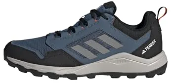Adidas Tracerocker 2.0 Trail Running Shoes, Zapatillas Hombre, Core Black Grey Three Impact Orange, 42 EU