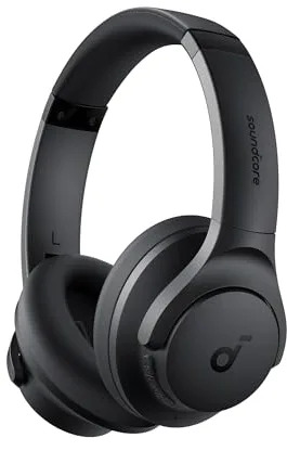 Soundcore Q20i Cascos Inalámbricos Bluetooth con Cancelación de Ruido Activa Híbrida by Anker, Reproducción ANC 40 Horas, Hi-Res Audio, Personalización vía App, Modo Transparencia, Graves Profundos