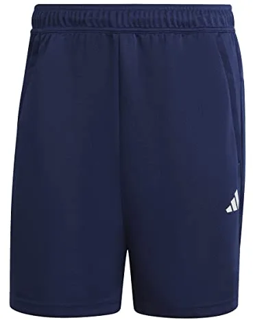 adidas Hombre Train Essentials All Set Training Shorts, dark blue/white, L Tall