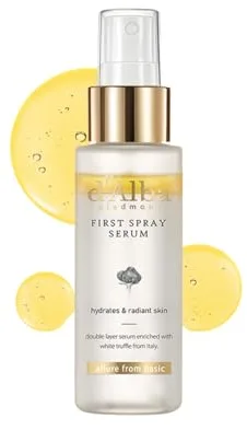 d'alba Italian White Truffle First Spray Serum, Cuidado de la piel vegano, bruma facial hidratante para todo tipo de piel, sin tensioactivos, spray multifuncional, skincare coreano (50ml)