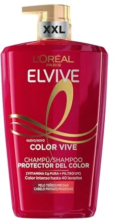 L’Oréal Paris Elvive Color Vive Champú Protector para pelo teñido 1L