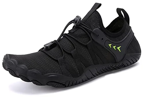 Hanani Zapatos de Agua para Hombre y Mujer Zapatos de Playa Zapatos de natación de Secado rápido Zapatos de Surf Descalzos Deportes Acuáticos para Mar Río Aqua Calzado de Natación Unisex Negro EU42