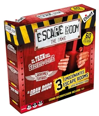 Diset - Escape Room New, Juego de mesa adulto recomendado a partir de 16 años.