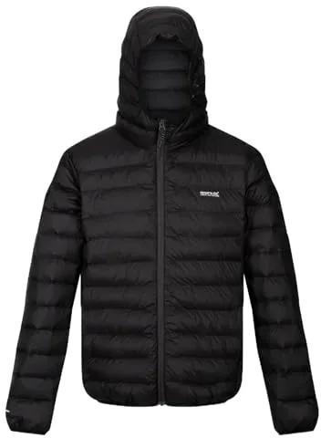 Chaqueta repelente al agua acolchada/acolchada Marizion con capucha para hombre, ligera y sin plumas, perfecta para actividades al aire libre, caminar, hacer senderismo y acampar