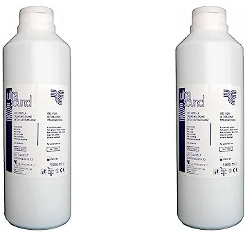 GUS1LT Gel conductor de ultrasonidos en frasco de 1lt (Paquete de 2)
