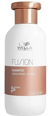 Wella Professionals FUSION Champú de Reparación Intensa para Cabello Seco y Dañado - Brillo y anti rotura, 250ml