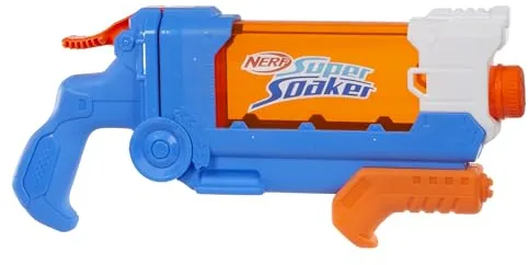 Hasbro Nerf Super Soaker Flip Fill, Lanzador de Agua para Niños y Niñas a Partir de 6 Años, 4 Estilos de Rociado, Llenado Rápido, Tanque de 0,8 L, Juegos de Exterior