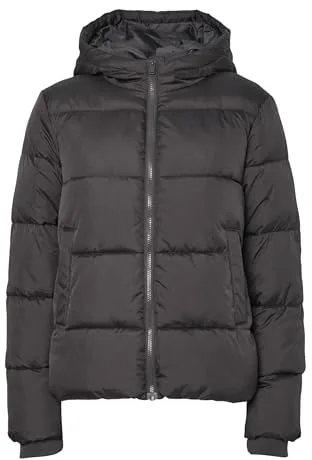 PIECES PCBEE New Short Puffer Jacket BC, Chaqueta Acolchada Mujer, Magnet, S
