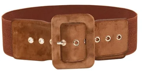 Oyccen Ajustable Cinturón Elástico de Vestido Cinturón Ancho para Mujer Cinturones de Cintura