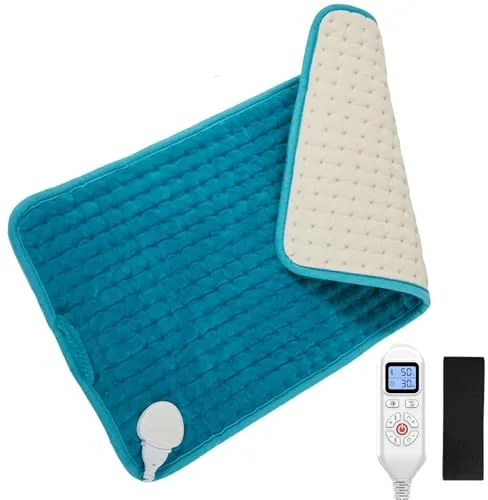 JOBYNA Calentador de Pies, Calientapiés para Aliviar el Dolor, manta eléctrica para pies y tobillos (30 x 60cm)