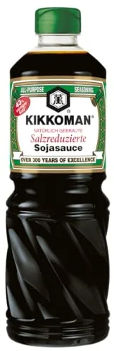 Kikkoman Salsa de soja baja en sal 975 ml